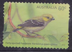 Australia 2013 New Release -Pardalotes 60c used