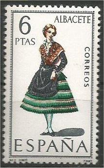 SPAIN, 1967, MNH 6p, Costumes Albacete, Scott 1393