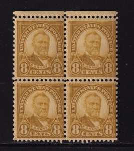 1927 Grant 8c Sc 640 MNH full original gum, block of 4