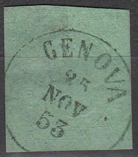 Sardinia #4 F-VF Used CV $1200.00 (B8194)