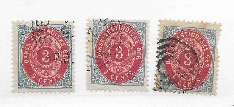 Danish West Indies #6f Fillers Used - Stamp - CAT VALUE $20.00ea PICK ONE