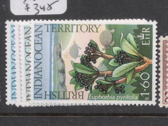 British Indian Ocean Territory Flowers SC 78-91 MOG (12dhy)