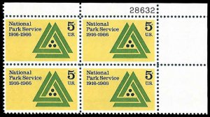 PCBstamps   US #1314 PB  20c(4x5c)National Park Service, 28632, MNH, (PB-2)