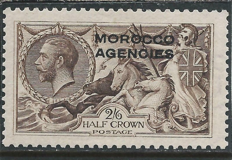 MOROCCO AGENCIES 1914-31 2s6d SEPIA BROWN MM SG 50 CAT £55