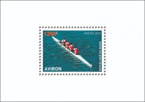 NIGER 2023 - OLYMPIC GAMES PARIS 2024 FRANCE - ROWING AVIRON - MNH-