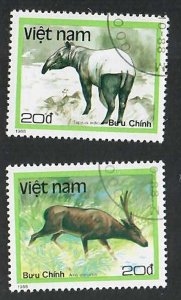 Vietnam; Scott 1887, 1888; 1988;  Used