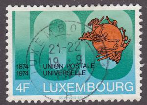 Luxembourg 551  Universal Postal Union 1974