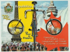 SAN MARINO 2003 Cycling s/s MNH / N7850