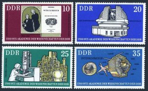 Germany-GDR 1661-1664, MNH. Mi 2083-2085. Academy of Sciences, 275th Ann. 1975.