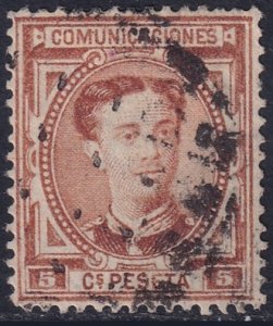 Spain 1876 Sc 222 used