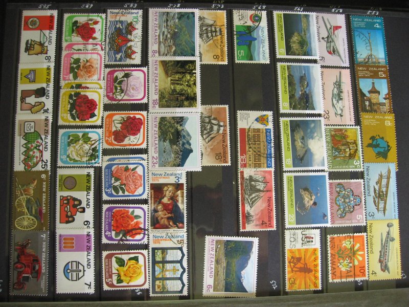 New Zealand collection to 2007 in stockbook U,MH, MNH read description