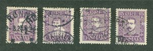 Denmark #168-171 Used Single (Complete Set)