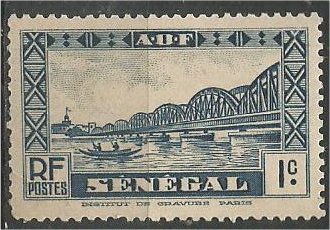 SENEGAL, 1935, MH 1c  Bridge Scott 142