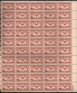 American Chemistry Society Sheet of Fifty 3 Cent Postage Stamps Scott 1002