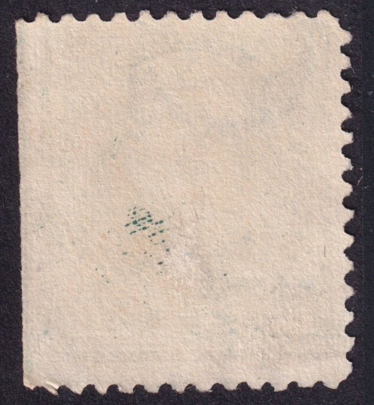 GREAT US SC# 273 10c dk.grn. UVG Webster DLW191 pf12 Natural Straight Line Edge