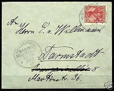 Seapost 1901 MSP No. 16, SMS Charlotte, Cover