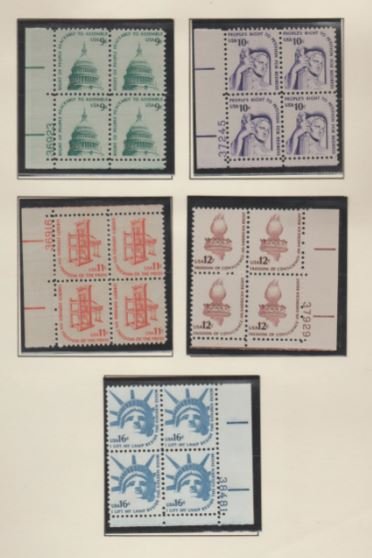 U.S. Scott #1581-1606 Stamps - $7 Face - Mint NH Plate Block Set - See Pictures