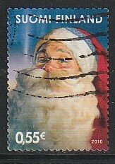 2010 Finland - Sc 1363a - used VF - 1 single - Santa