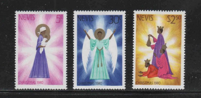 NEVIS #118-120  1980  CHRISTMAS    MINT  VF LH  O.G