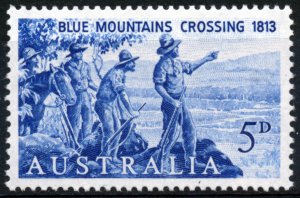 AUSTRALIA Sc##355 Explorers Biaxland, Lawson and Wentworth (1963) MNH