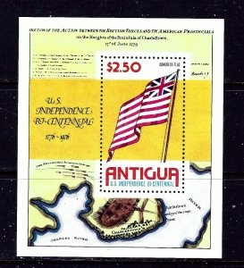 Antigua 430 MH 1976 U.S. Bicentennial S/S