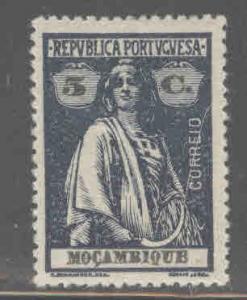 Mozambique Scott 155 MH* Ceres issue of 1914 p15.14 Thinned