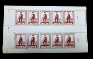 Saar 1955 - 361 Sheet - MNH