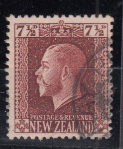 New Zealand - 1920 KGV 7 1/2p perf. 14*14 1/2  Sc# 155a (9220) 