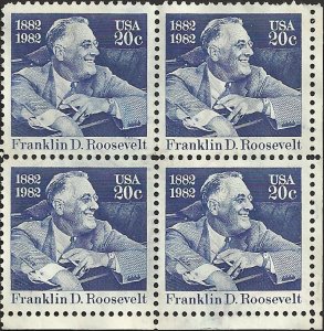 # 1950 USED BLOCK FRANKLIN D.ROOSEVELT