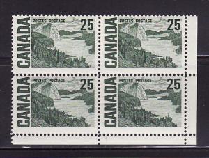 Canada 465 Block of 4 MNH The Solemn Land by J E H MacDonald