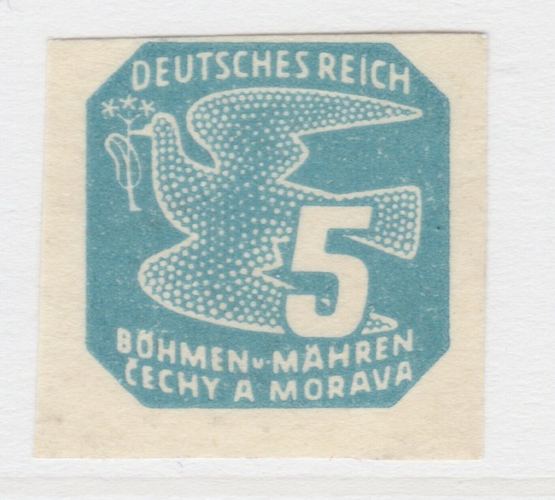Czechoslovakia Ger. 1943 BOHEMIA AND MORAVIA 5h Used A25P41F19233 Protectorate-