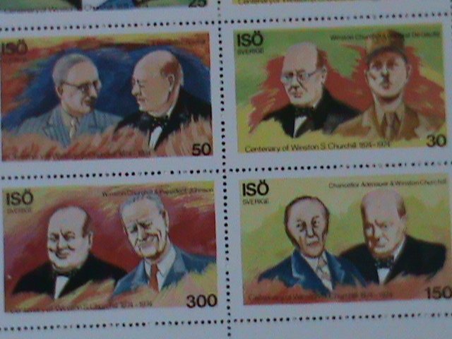 ​OMAN-CENTENARY OF SIR WINSTON CHURCHILL-MNH-SHEET VF-EST-$12-50% OFF PROMOTE