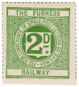 (I.B) The Furness Railway : Letter Stamp 2d