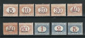 Libya J1-10 Sas S1-10 MLH F/VF 1915 SaCV $180.45