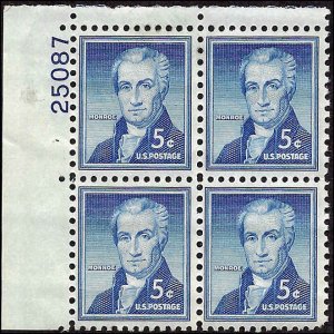 1038 Mint,OG,LH... Plate Block of 4... SCV $1.00