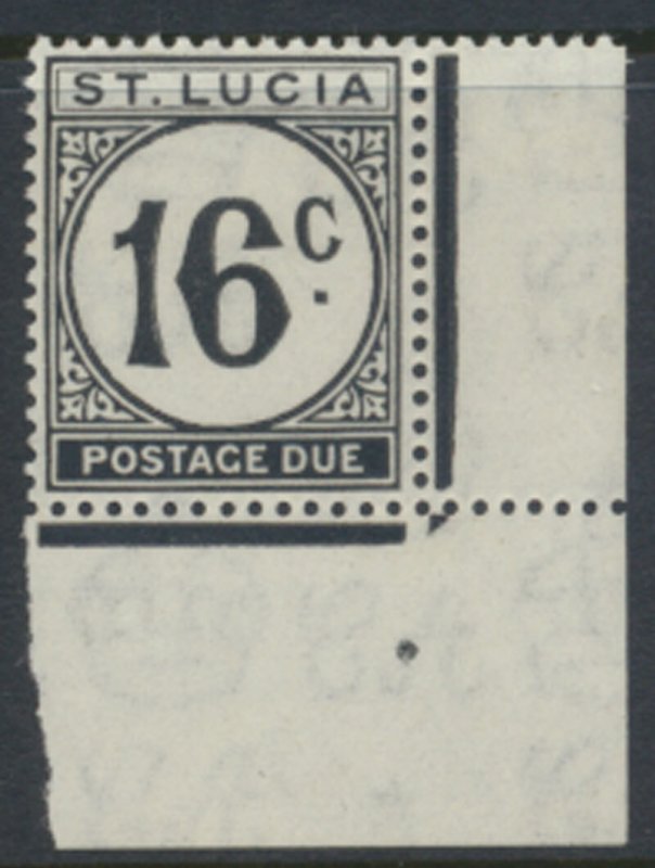 St Lucia  Postage Due  SC# J10a   SG D10  MNH 1949  see scans  and details 