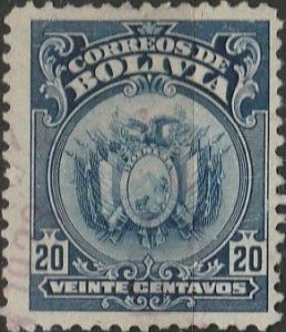 Bolivia, #122 Used From 1919-20