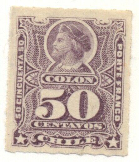 CHILE #34, Mint Hinged, Scott $55.00