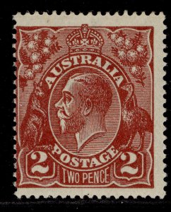 AUSTRALIA GV SG78, 2d red-brown, M MINT. Cat £18.