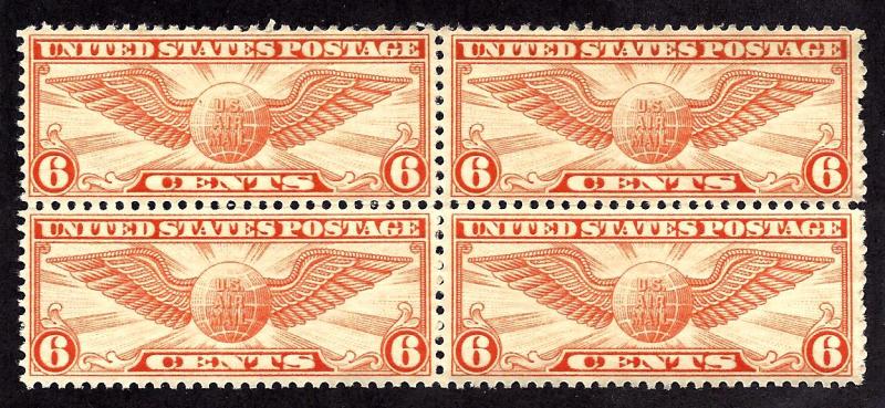 C19 Mint,OG,NH... Block of 4... SCV $14.00