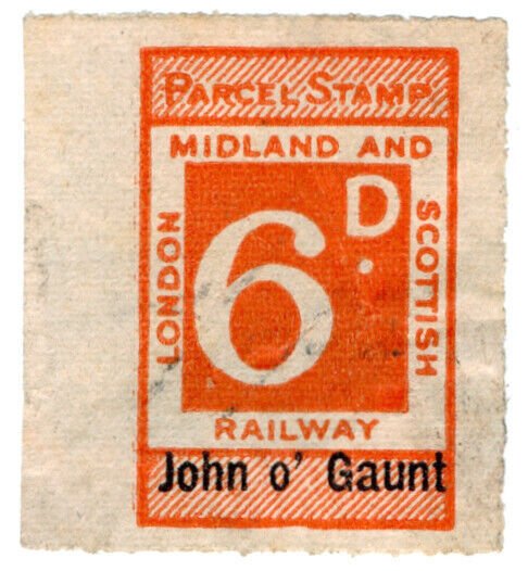 (I.B) London Midland & Scottish Railway : Parcel 6d (John o' Gaunt) 