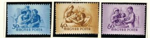Hungary Sc 1079-81 MNH SET of 1954