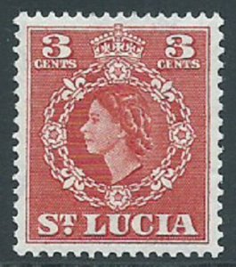 St Lucia, Sc #159, 3c MH