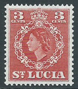 St Lucia, Sc #159, 3c MH