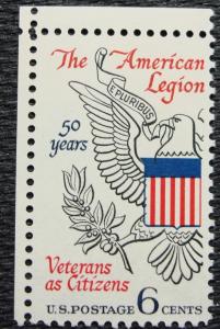 US #1369 MNH Single, The American Legion, SCV $.25