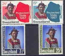 SWAZILAND - 1967 - Protected State - Perf 4v Set - Mint Never Hinged