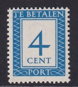 Netherlands  #J82  MNH 1947  Postage Due   numerals  4c