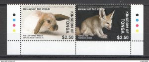 2019 Tonga Rabbits Foxes Fauna Geographic Mnh Fat059 