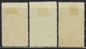 Greece Scott 176-178 Mint Hinged