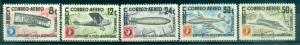 Cuba #C122-C126  Mint VF NH  Scott $26.10